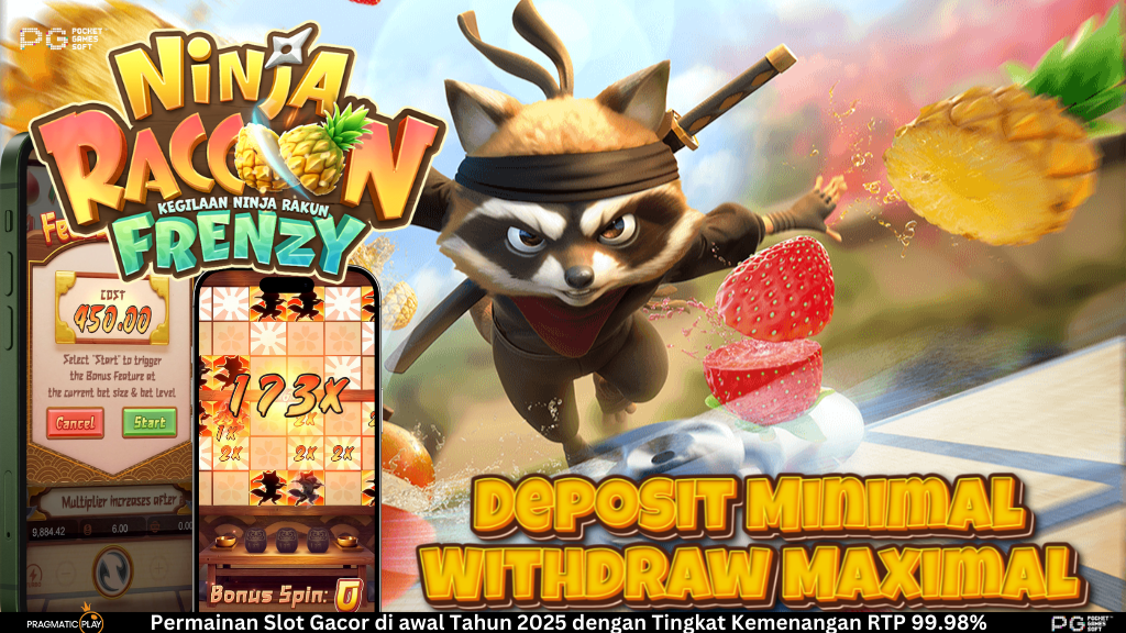 Ninja Racoon Crazy Slot: Martial Arts, Madness, and Massive Wins!